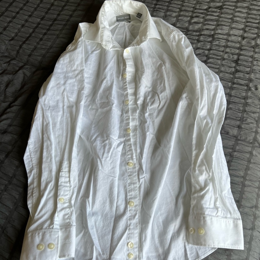 Michael Kors Crisp White Dress Shirt